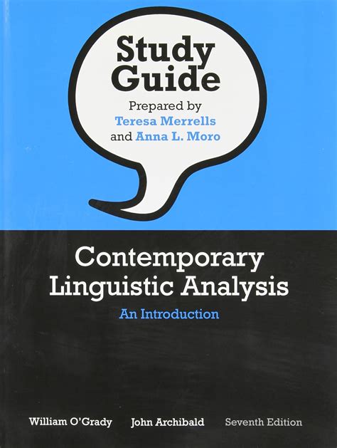 contemporary linguistics analysis 7th Epub
